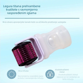 540 tekući mikroiglični roller, napunjen tekućinom – potrošni materijal za kozmetički uređaj za vodenu infuziju sa osvjetljenjem