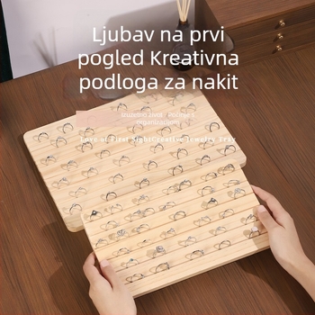 Benya drveni stalak za nakit s kreativnim oblikom i umjetničkim stilom
