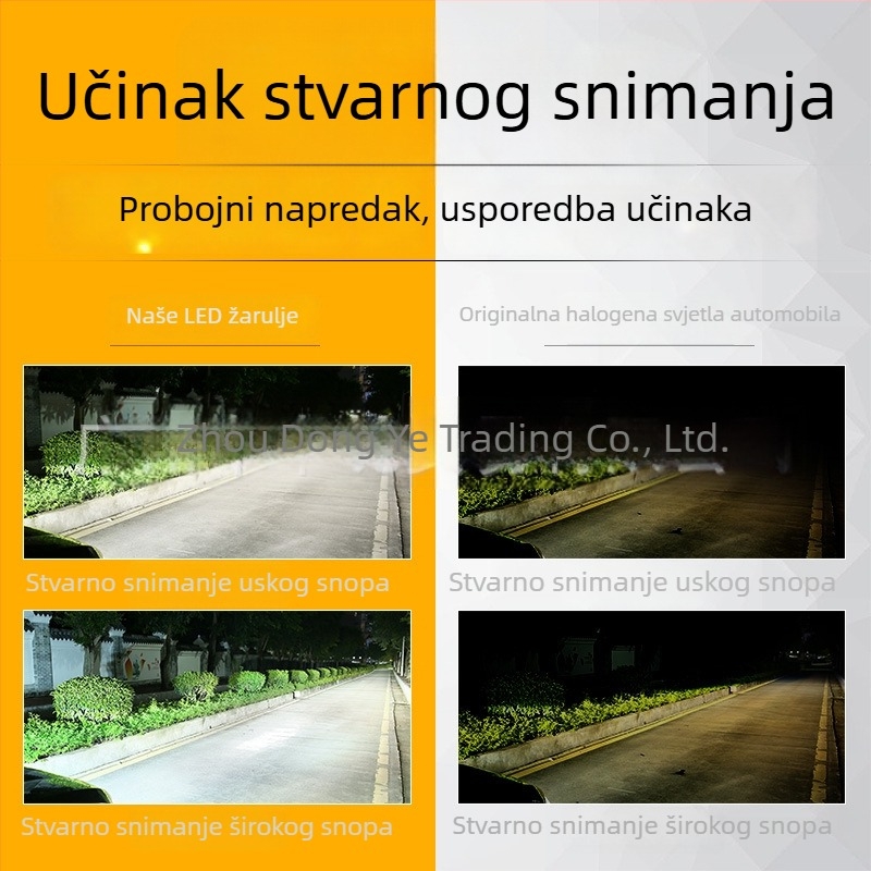 LED automobilska svjetla i magla CSP izravna priključnica H11/H8/HB3 9005/9006 12V 6000K 50000h
