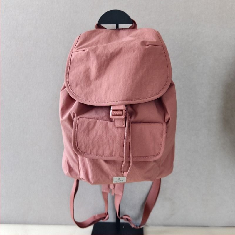 Ženski ruksak u korejskom stilu, najlon materijal, vodootporan, otvaranje šnira s kopčom, pogodan za slobodno vrijeme putovanja