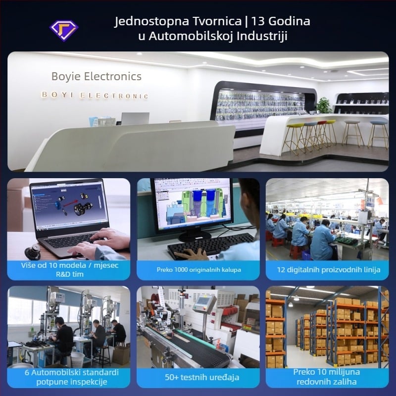 BY960H Android CarPlay Box — Bežični CarPlay adapter, kućište od aluminijske legure + kaljeno staklo 6H, pretvarač s kabela na bežični CarPlay