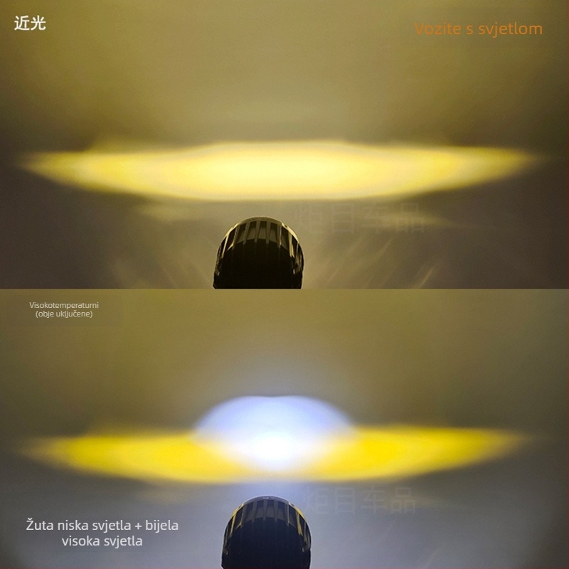 LED reflektor visokog/nižeg snopa za terenska vozila i električne motocikle, 40W, 10-60V, IP67, kućište od aluminijske legure + nehrđajućeg čelika, model T10-40