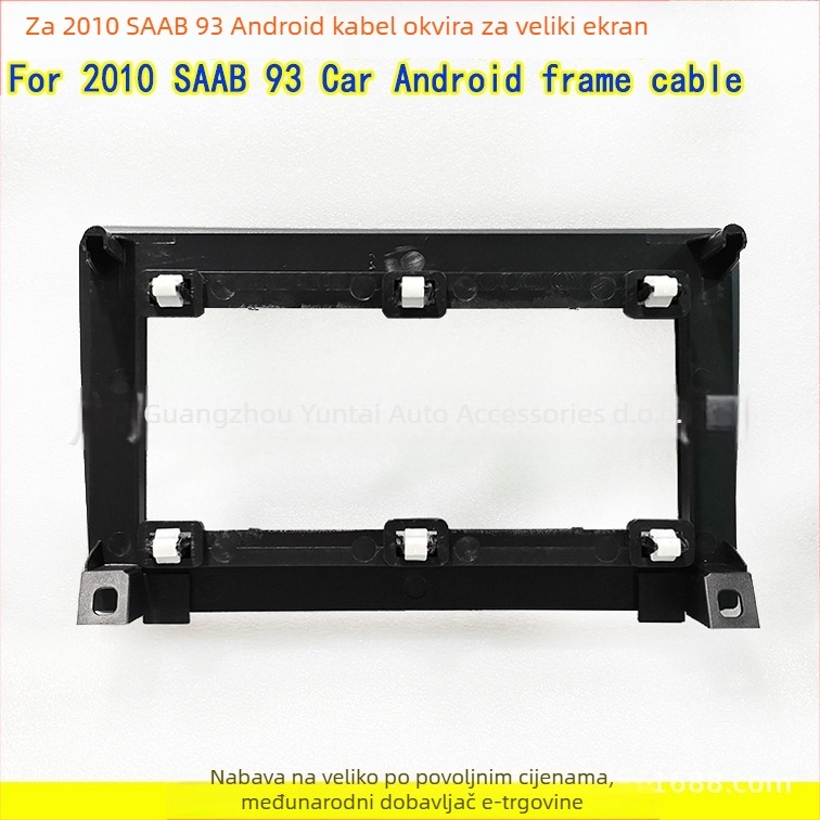 Saab 2010 Android navigacijski fasadni panel retrofit modul – SA-01, Evoresn/Yisen; Materijal: plastični okvir; Saab kompatibilan; Svrha: audio modifikacija
