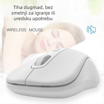 Patriot M21 bežični miš – 3 tipke, DPI 1600, 2.4G, Plug and Play, ergonomski