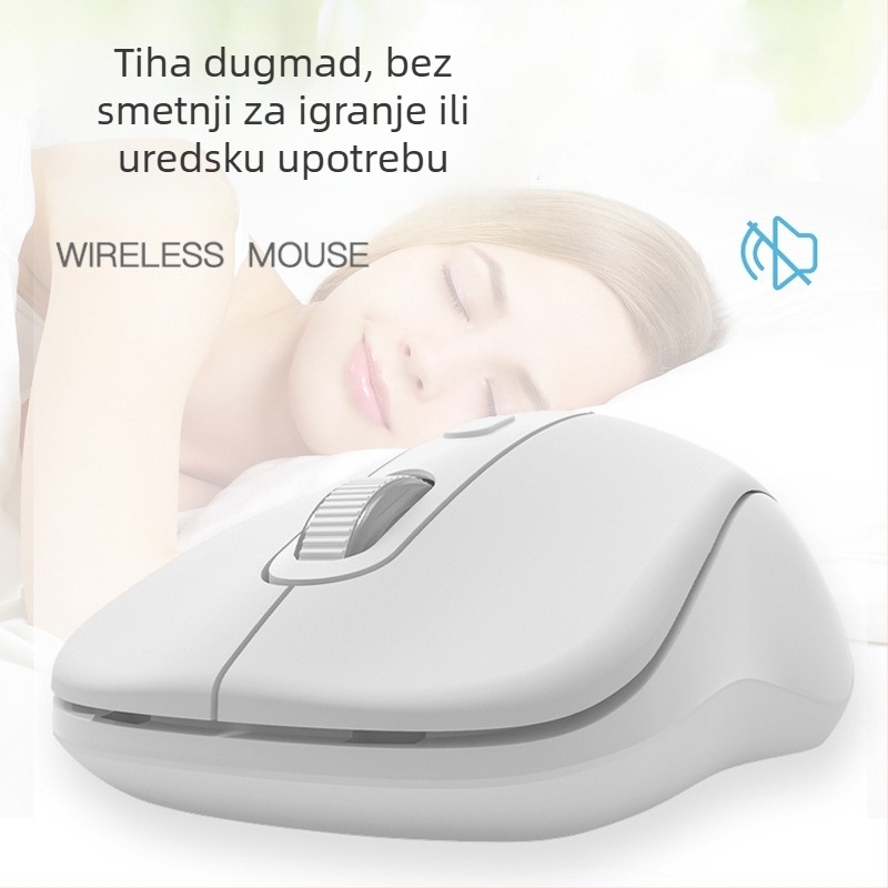 Patriot M21 bežični miš – 3 tipke, DPI 1600, 2.4G, Plug and Play, ergonomski