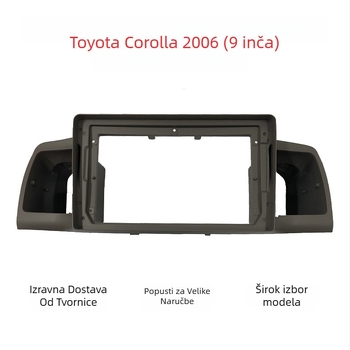 Android okvir navigacije za Toyota Corolla 07-12, veliki zaslon, plastika, model 001