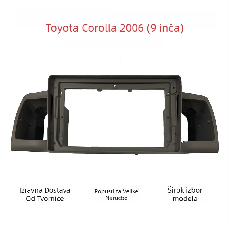 Android okvir navigacije za Toyota Corolla 07-12, veliki zaslon, plastika, model 001