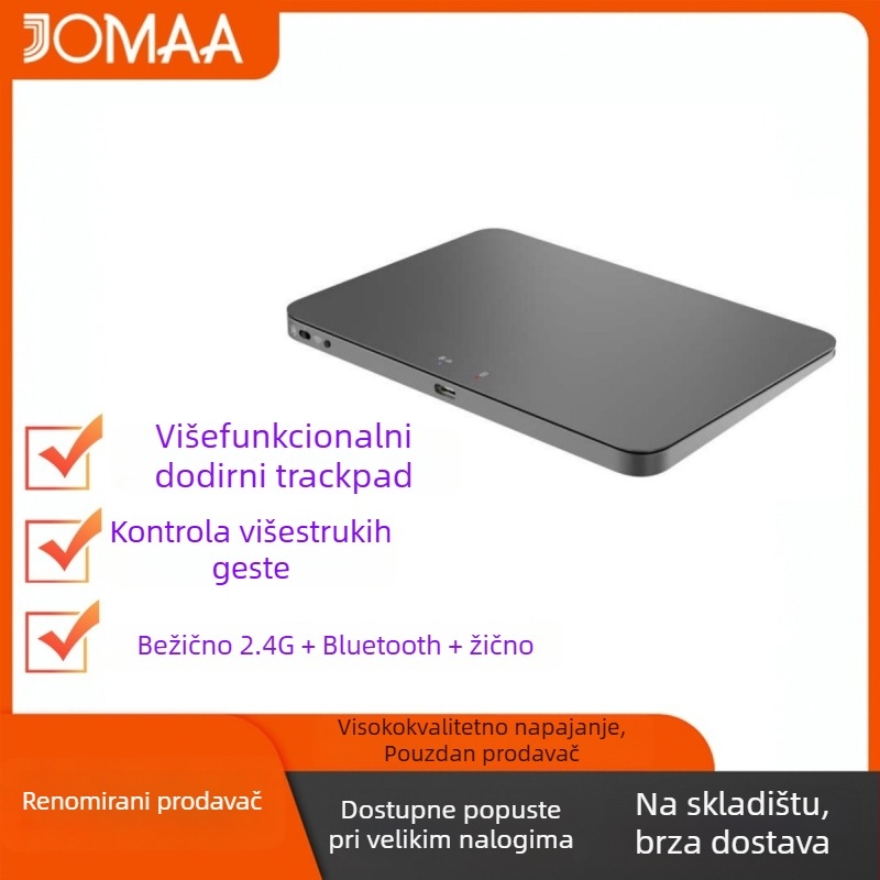 Bežični optički miš s 2,4G/Bluetooth, PS/2 sučelje, ergonomski dizajn, domet do 10 m