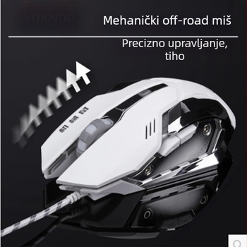 SXJ-02 Gaming miš – 3000 DPI, 6 tipki, USB kabel, ergonomski, četverostruki kotačić