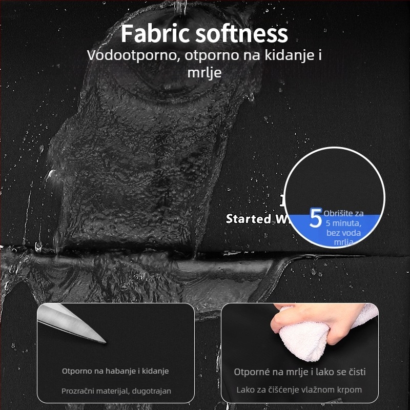 Barang Unisex minimalistički poslovni ruksak - lagan, velik kapacitet, Oxford tkanina, pogodan za 15-inčni prijenosnik