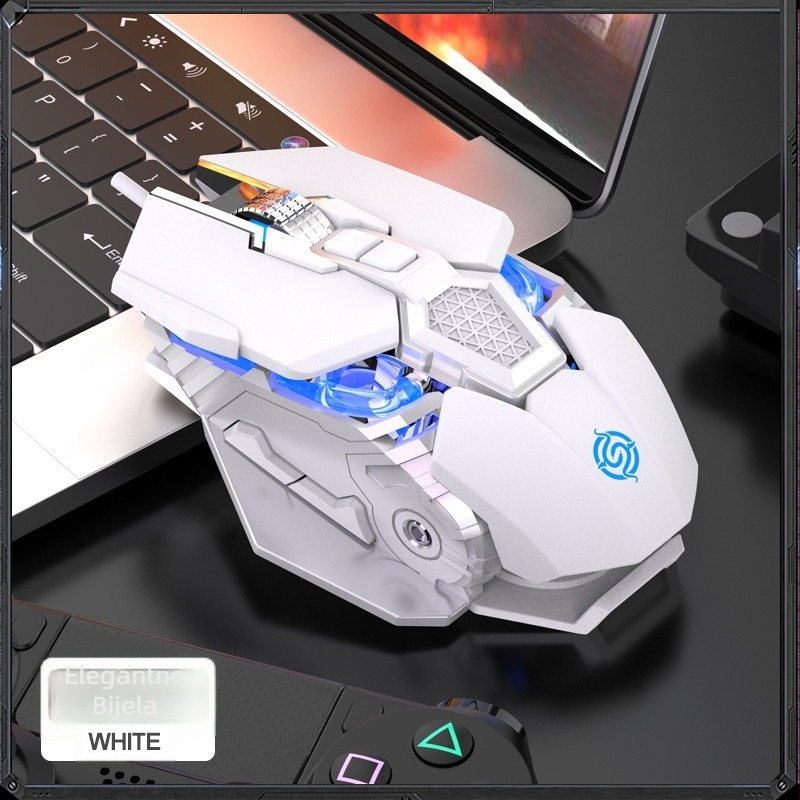 Q18 gaming miš, žičani, optički senzor, 5600dpi, 9 tipki, ergonomski, 6 DPI razina, kabel 1.5m