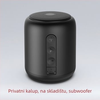 Bluetooth zvučnik prijenosni cilindrični, IPx3 vodootporan, 5W, Bluetooth 5.3, 60 Hz–15 kHz, ugrađena baterija 1200–2000 mAh