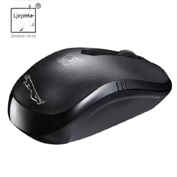 Bežično optičko miš, 1600 DPI, ergonomski, USB 2.4G, model 101B