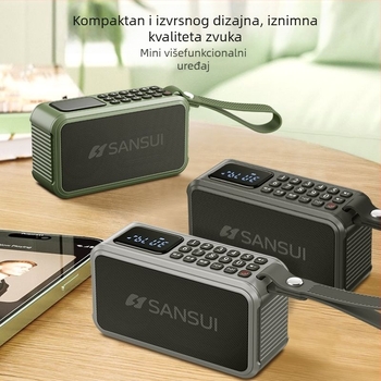 Landscape F62 Bluetooth prenosna zvučnica – ugrađena baterija 1000–1200 mAh; Bluetooth 5.1; izlazna snaga 5W; raspon frekvencija 100 Hz–20 kHz