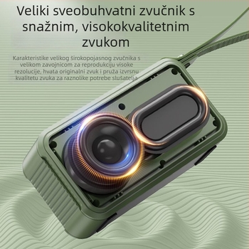 Landscape F62 Bluetooth prenosna zvučnica – ugrađena baterija 1000–1200 mAh; Bluetooth 5.1; izlazna snaga 5W; raspon frekvencija 100 Hz–20 kHz