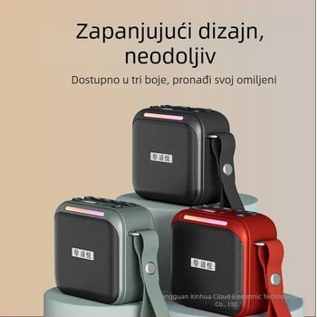 S10 bežični Bluetooth mini vanjski prijenosni zvučnik s ugrađenom baterijom, 10W, 100Hz-20kHz, SNR 75dB, domet 15m