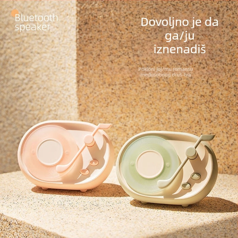 Bluetooth zvučnik s ambijentalnim osvjetljenjem, ugrađena baterija 1000–1200 mAh, 5 W, frekvencijski odziv 60 Hz–15 kHz, SNR ≥70 dB