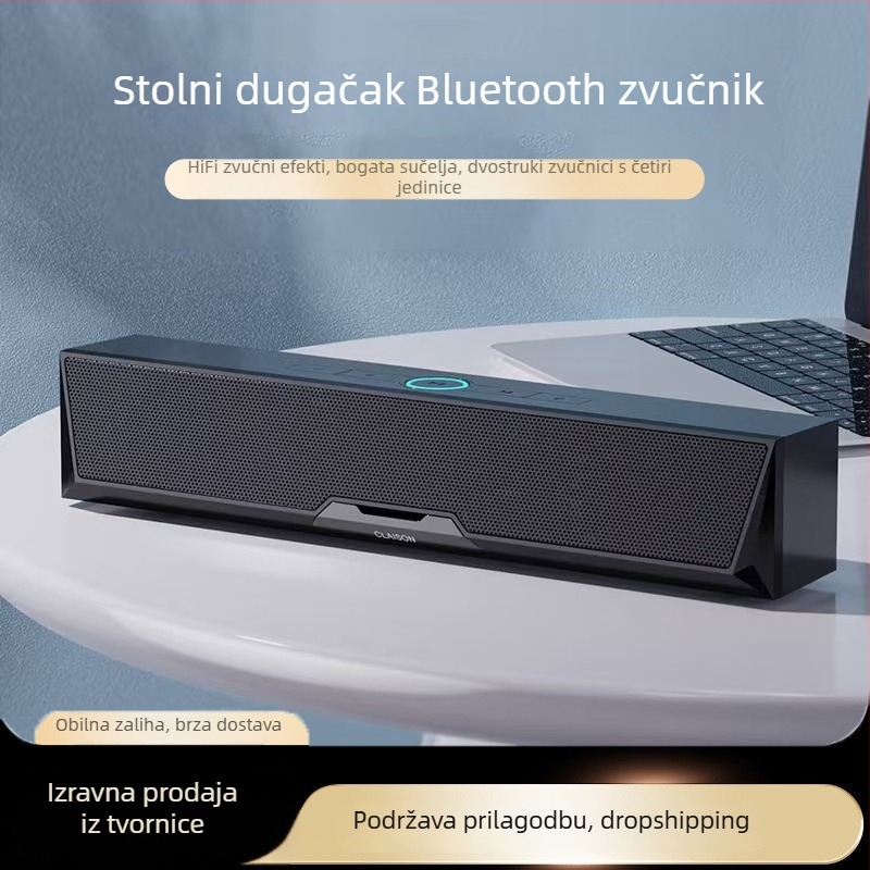 Hi-Fi Bluetooth zvučna traka sa subwooferom za desktop i notebook – dugačak zvučni bar