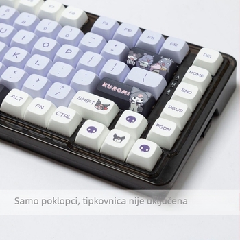 Set keycapova za mehaničku tipkovnicu, XDA profil, sublimacija, prilagodljivo DIY, 98+ tipki