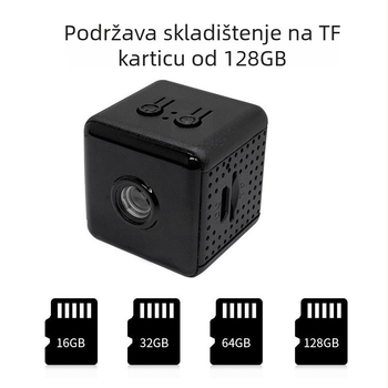 IP kamera s Wi‑Fi, 2.4 mm objektiv, 480P rezolucija, infracrveno noćno vidjenje do 10 m, unutarnja upotreba