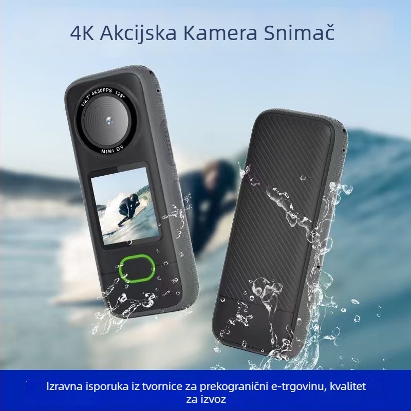 F3 džepna akcijska kamera s 1,4-inčnim IPS dodirnim zaslonom, 20/16/12/8 MP, TF kartica, ABS kućište