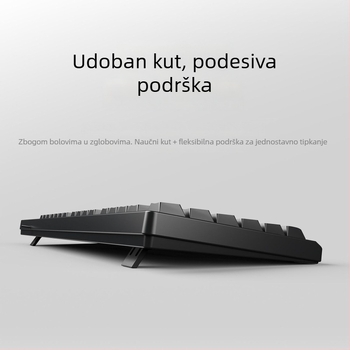 Žični set tipkovnice i miša, numerička tipkovnica, Type-C veza, tiha tipkovnica, kompatibilan s stolnim računalom