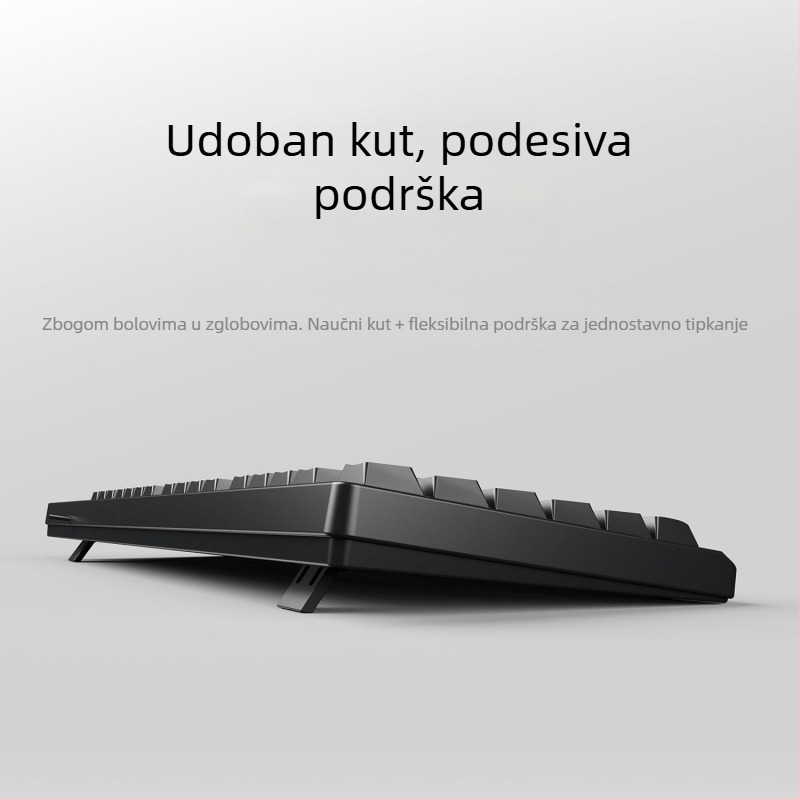Žični set tipkovnice i miša, numerička tipkovnica, Type-C veza, tiha tipkovnica, kompatibilan s stolnim računalom