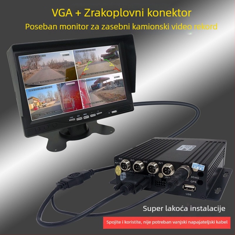 FANGLVE Auto LCD zaslon FL-VGA, TFT zaslon, VGA ulaz