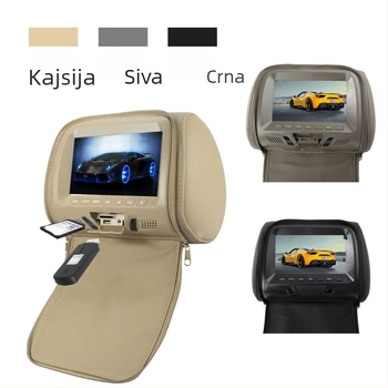 Auto monitor za naslon sjedala MP5 s USB/SD karticom, LED zaslon, rezolucija 800x480, AV ulaz, model JH1013-MP501