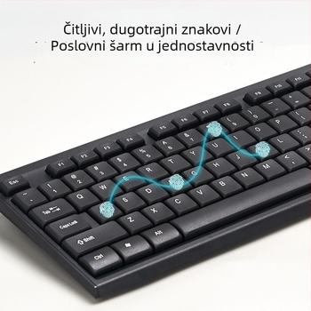 USB kabelski komplet tipkovnice i miša za PC i laptop