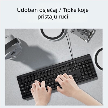 USB kabelski komplet tipkovnice i miša za PC i laptop