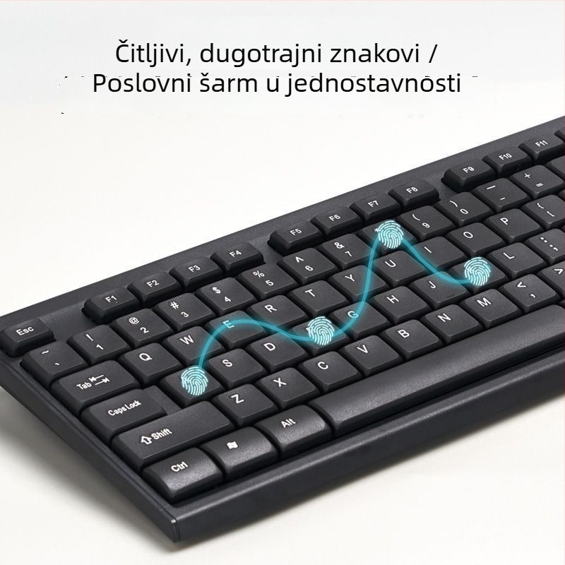 USB kabelski komplet tipkovnice i miša za PC i laptop