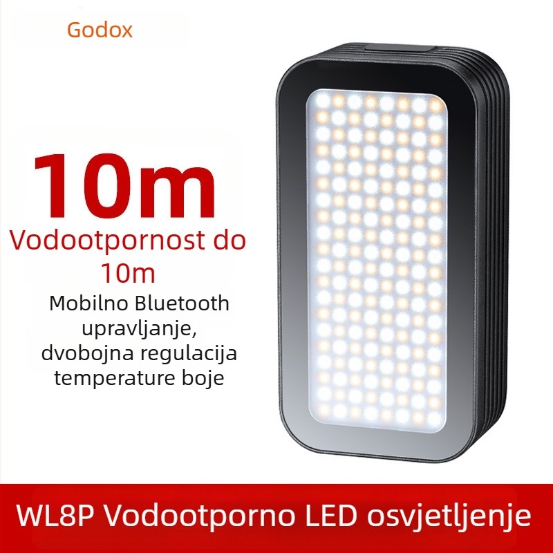 WL8P LED dopunjavajuće svjetlo za vanjske snimke – dopunjavajuće osvjetljenje, višerazinsko podešavanje