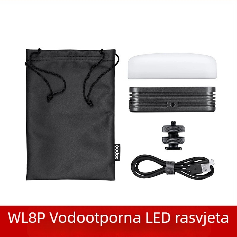 WL8P LED dopunjavajuće svjetlo za vanjske snimke – dopunjavajuće osvjetljenje, višerazinsko podešavanje