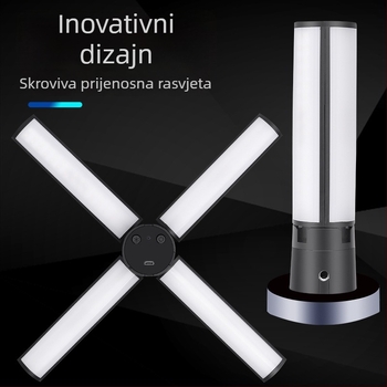 Sklopiva rasvjeta za live streaming s lampom za ljepotu, prijenosna džepna svjetiljka, model 6654, 10W, 5V