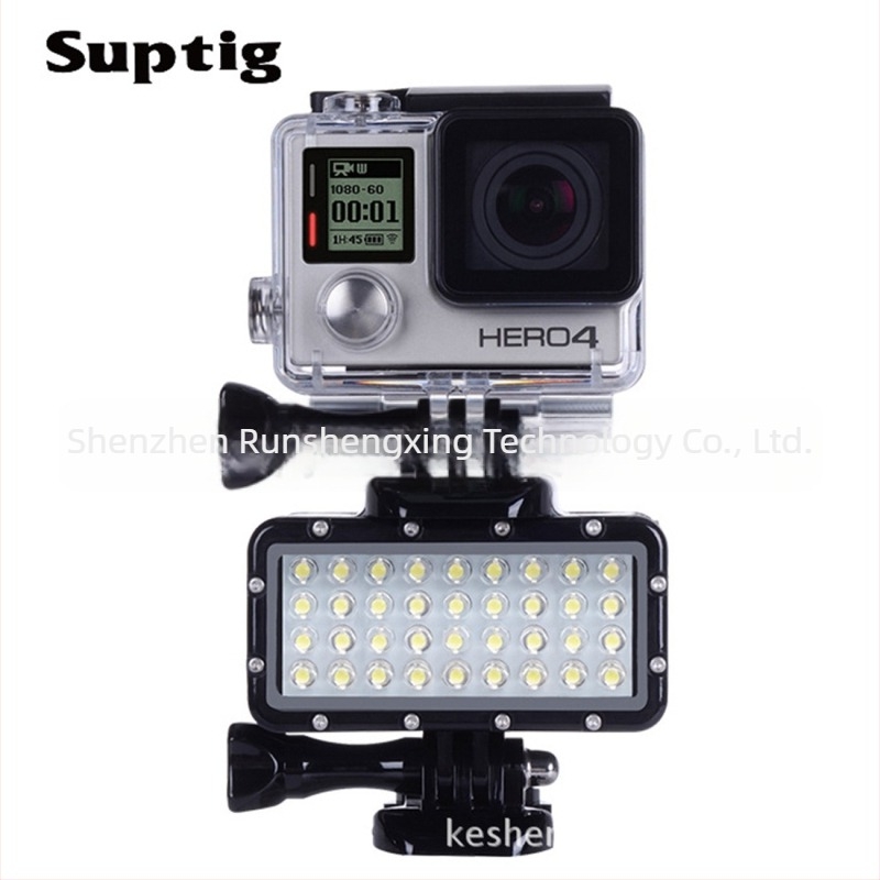 SUPTIG GoPro podvodna svjetiljka – LED vodootporno podvodno osvjetljenje, kompatibilno s GoPro kamerama, paket od 3 komada