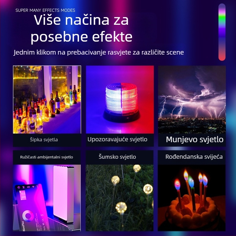 NP-L3 Prijenosno svjetlo za dopunu za telefon – ručno, višerazinsko podešavanje, ispod 10W, 3.7V