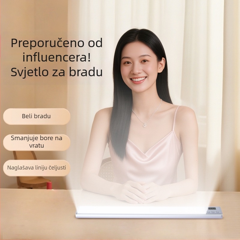 LED svjetlo za stolni live stream - svjetlo za ljepotu s tri boje temperature, 10–50W, 5V
