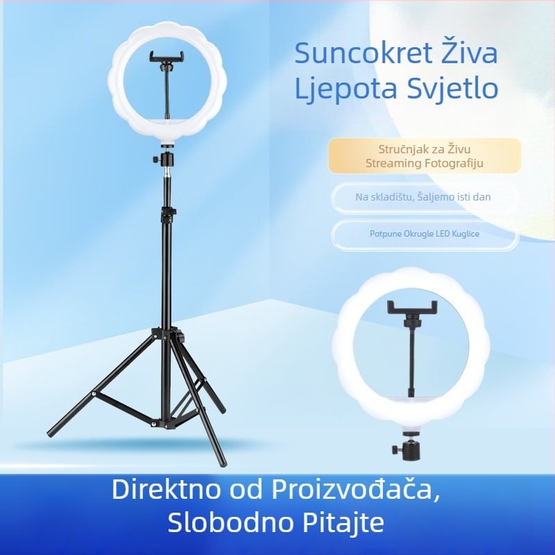 Osvjetljivač za Live fotografiju s dizajnom plum blossom, 14.5W, 5V, model 000179, stolni nosač