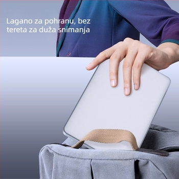 LED rasvjeta za kameru s podesivom trobojnom temperaturom — prenosna ručna svjetiljka za telefon i kameru, 12W, 3.7V, model PB10240