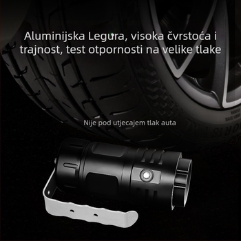 Podvodno svjetlo s kamerom za noćno ronjenje – LED 10000LM, kućište od aluminijske legure, napajanje baterijom, domet 100–200 m