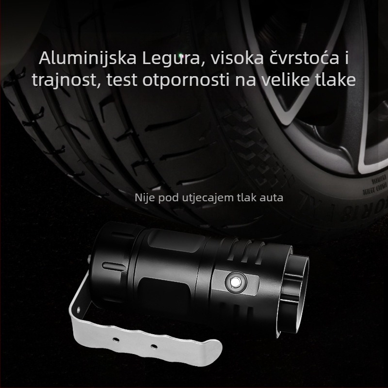 Podvodno svjetlo s kamerom za noćno ronjenje – LED 10000LM, kućište od aluminijske legure, napajanje baterijom, domet 100–200 m