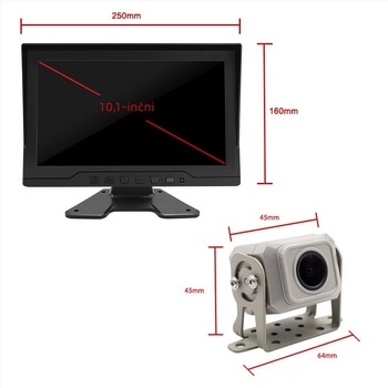 Vodički DVR za kamione i autobuse: 170° kut snimanja, 1080p, TF kartica do 128GB, 24H skladištenje podataka, instalacija u središnju konzolu, funkcije: povratna slika, petljasti zapis, nadzor parkiranja