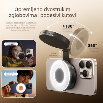 N1 sklopiva svjetiljka za popunjavanje, ručna upotreba, 3.7V, ispod 10W