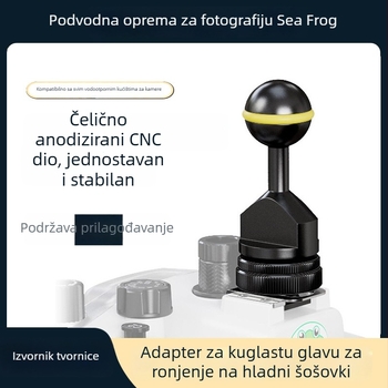 Sea Frog vodootporna kućište za kameru | aluminijska legura | model BH-3 | univerzalna kompatibilnost | nosivost do 10 kg