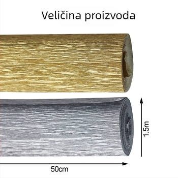 Ručni origami buket od papira za pakiranje – naborani crepe papir, papirnato cvijeće i konzervirano cvijeće