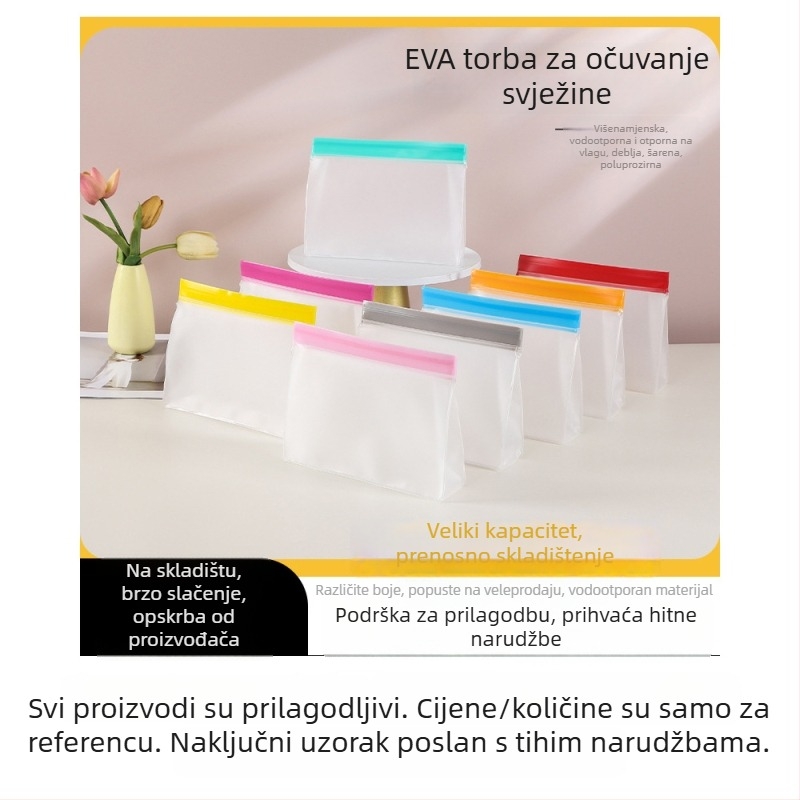 Ziplock vrećica za čuvanje svježine | plastični materijal | putno skladištenje | tiskanje u boji | laminacija