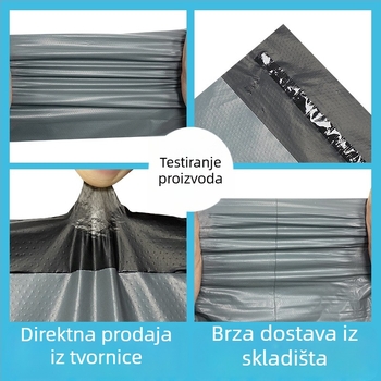 Express vrećica LDPE, samo-zatvarajuća, za logističko pakiranje, omjer virgin: reciklirano 5:5