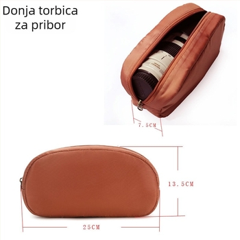 Torba za SLR fotoaparat s DIY pregradama, poliesterska tkanina, Velcro zatvaranje, model 008, prozračna i otporna na udarce