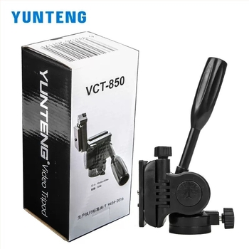 Yunteng VCT-850 hidraulični panoramsko/tilt stativ s pločom za brzo otpuštanje, aluminijska legura, nosivost 2–5 kg, za SLR, DV i bezrcalne kamere